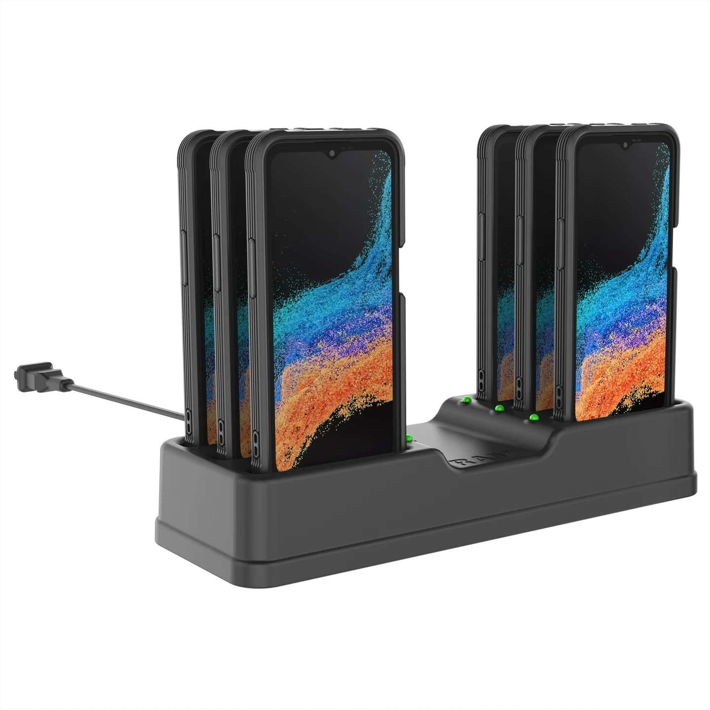 RAM-HOL-SAM84CPU 55.00 UNPKD RAM EZ-ROLL'R POWERED DOCK FOR SAMSUNG XCOVER6 PRO WITH OEM SKIN